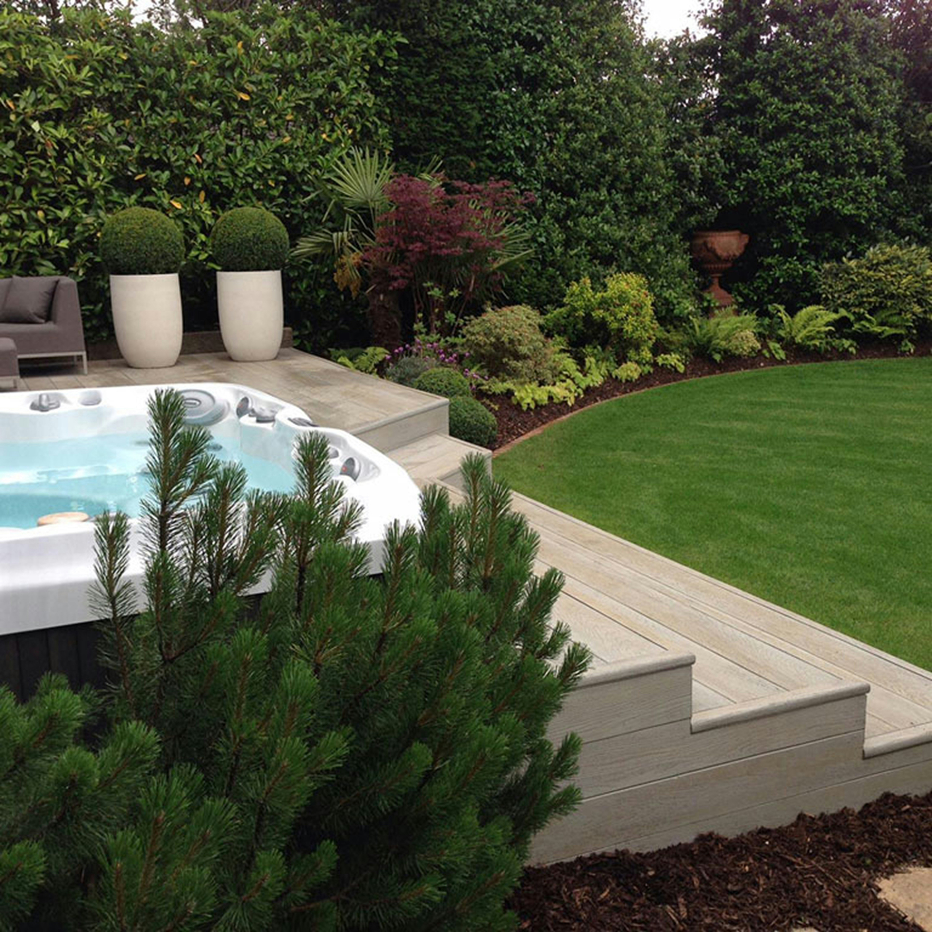 Pristinely Manicured Backyard