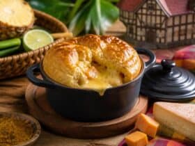 croustade de munster au colombo en mini cocotte fid