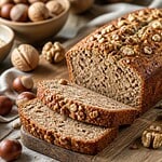 cake aux noix et noisettes sans beurre ni huile