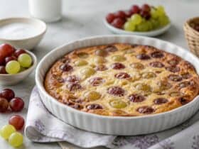 clafoutis aux raisins light fid