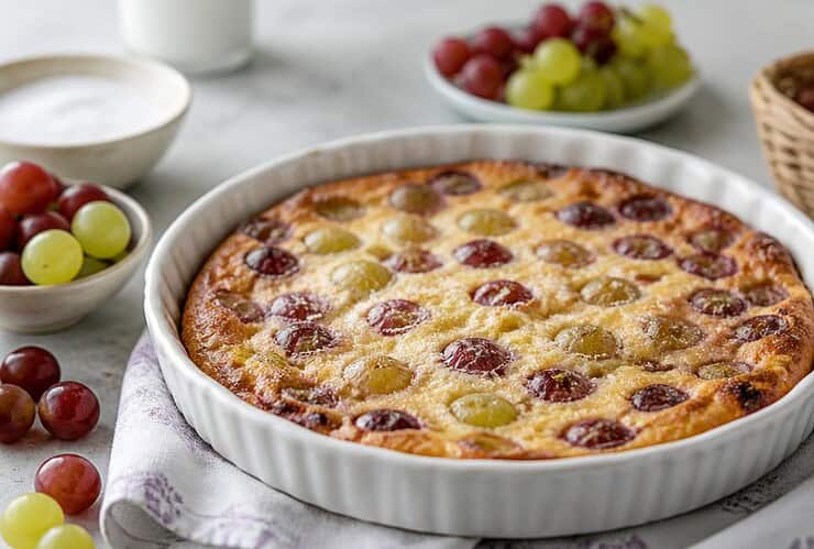 clafoutis aux raisins light fid