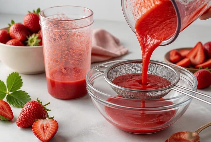 coulis de fraises