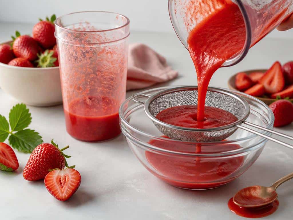 coulis de fraises