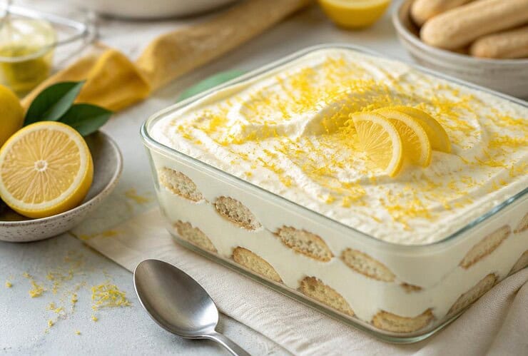 tiramisu au citron une recette facile et rapide pour le dessert