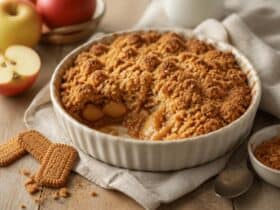 crumble pommes speculoos