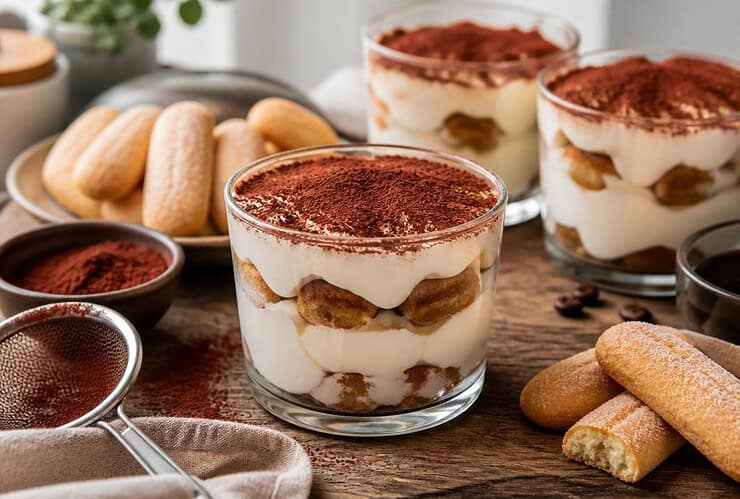 tiramisu aux biscuits en verrine