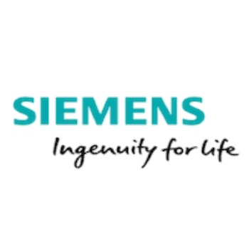 Siemens logo med slogan 'Ingeniørkunst for livet' for solenergi løsninger.