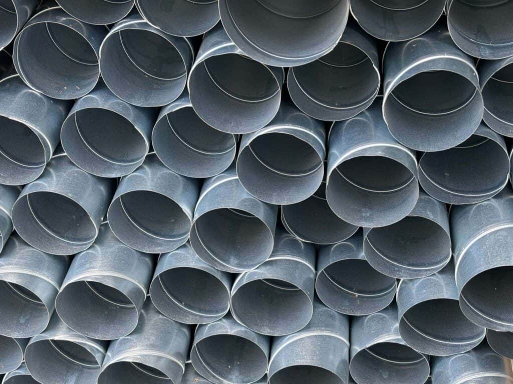 Flere rør til ventilation