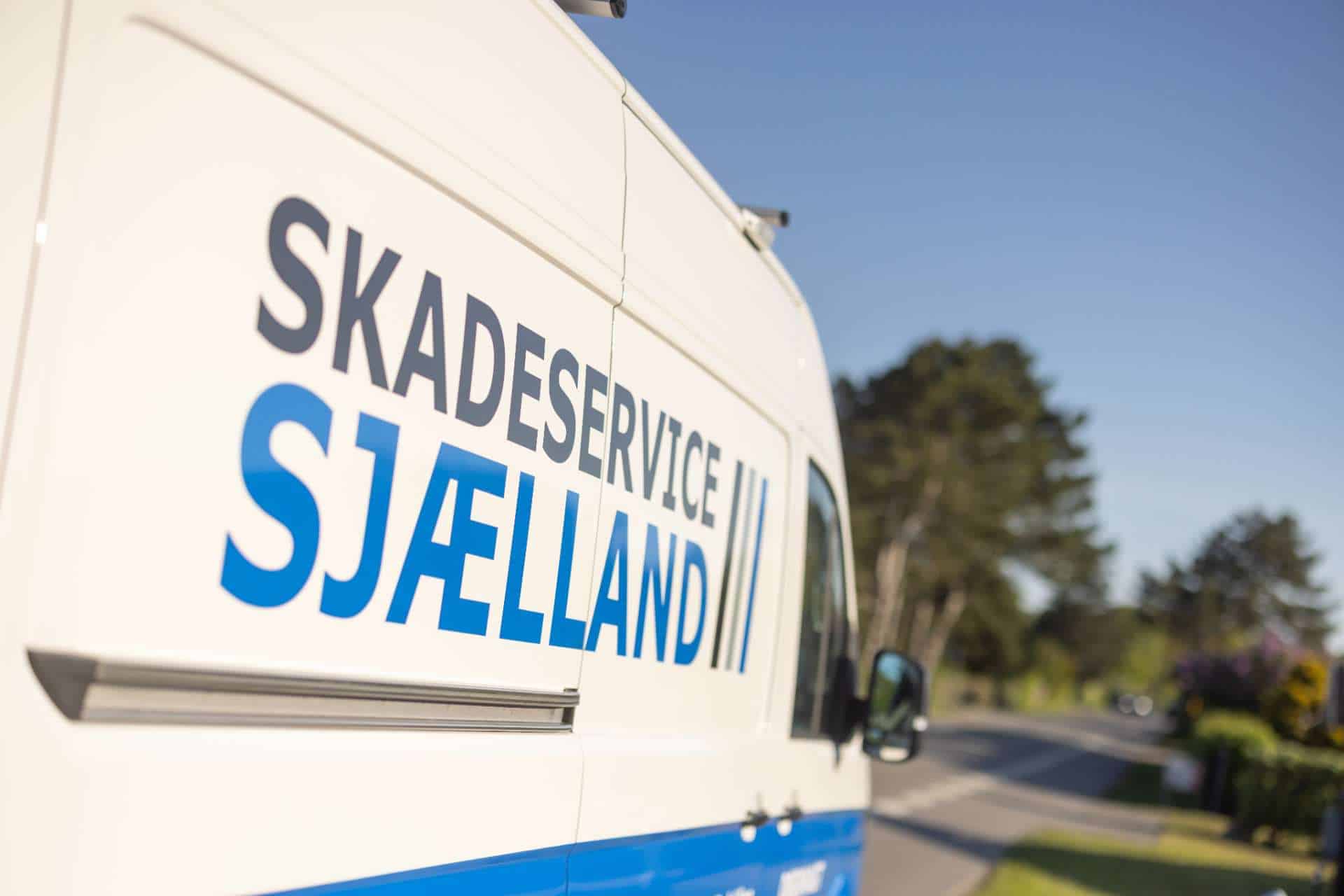 Billede af siden på varevogn