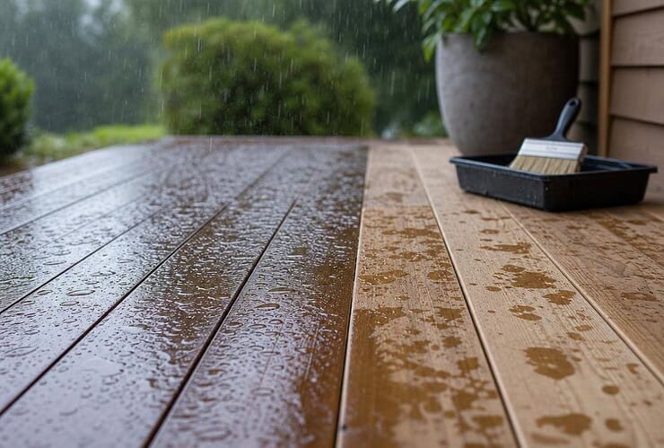 pluie sur saturateur pas sec