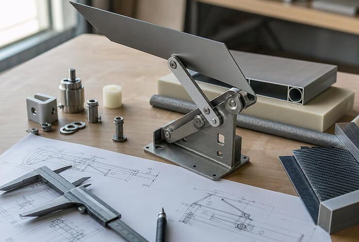 fabriquer mécanisme pour lame orientable