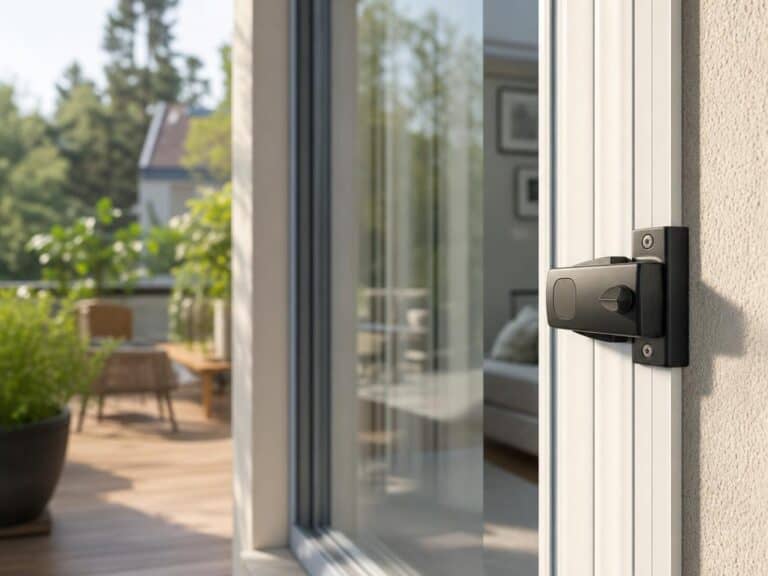 comment fermer une porte fenetre de l'exterieur sans poignee