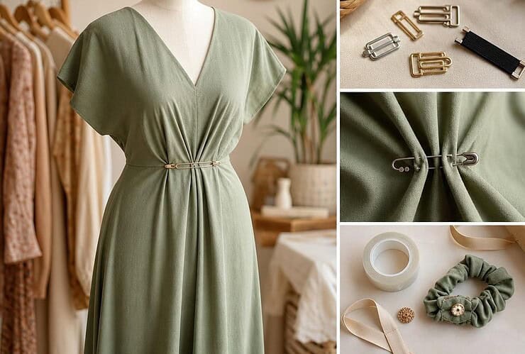 comment resserrer une robe à la taille sans couture