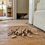 asticot dans la maison signification