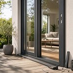 comment fermer une porte fenetre de l'exterieur sans poignee