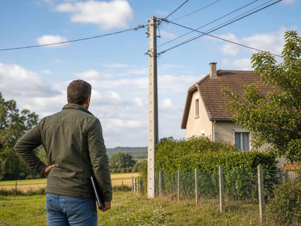 réglementation implantation poteau électrique