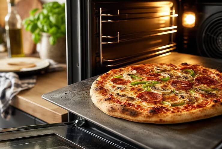 combien de temps pour réchauffer une pizza au four