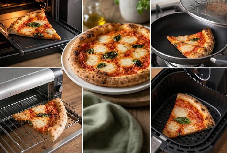 comment faire réchauffer une pizza
