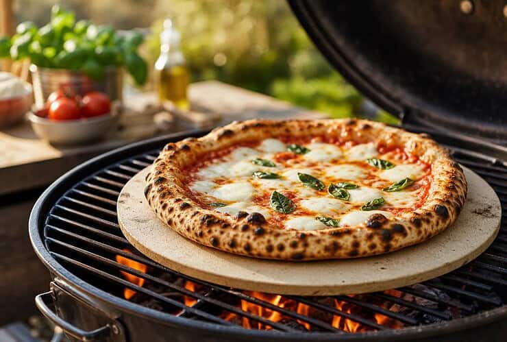 cuire une pizza au barbecue
