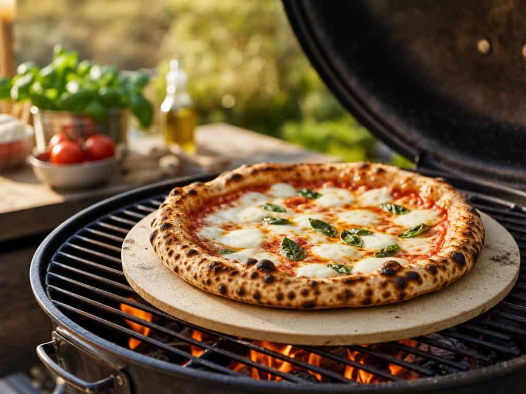 cuire une pizza au barbecue