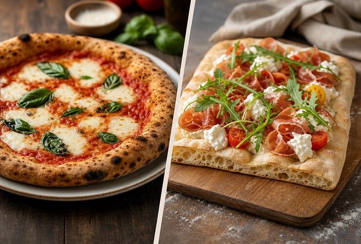 difference pizza et pinsa