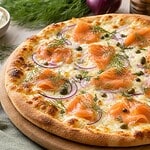 recette pizza saumon fumé creme fraiche