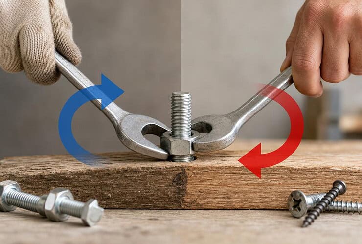 dévisser dans quel sens
