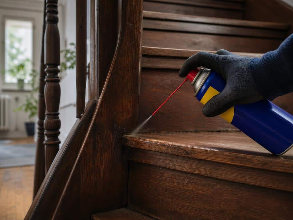 escalier qui grince wd40
