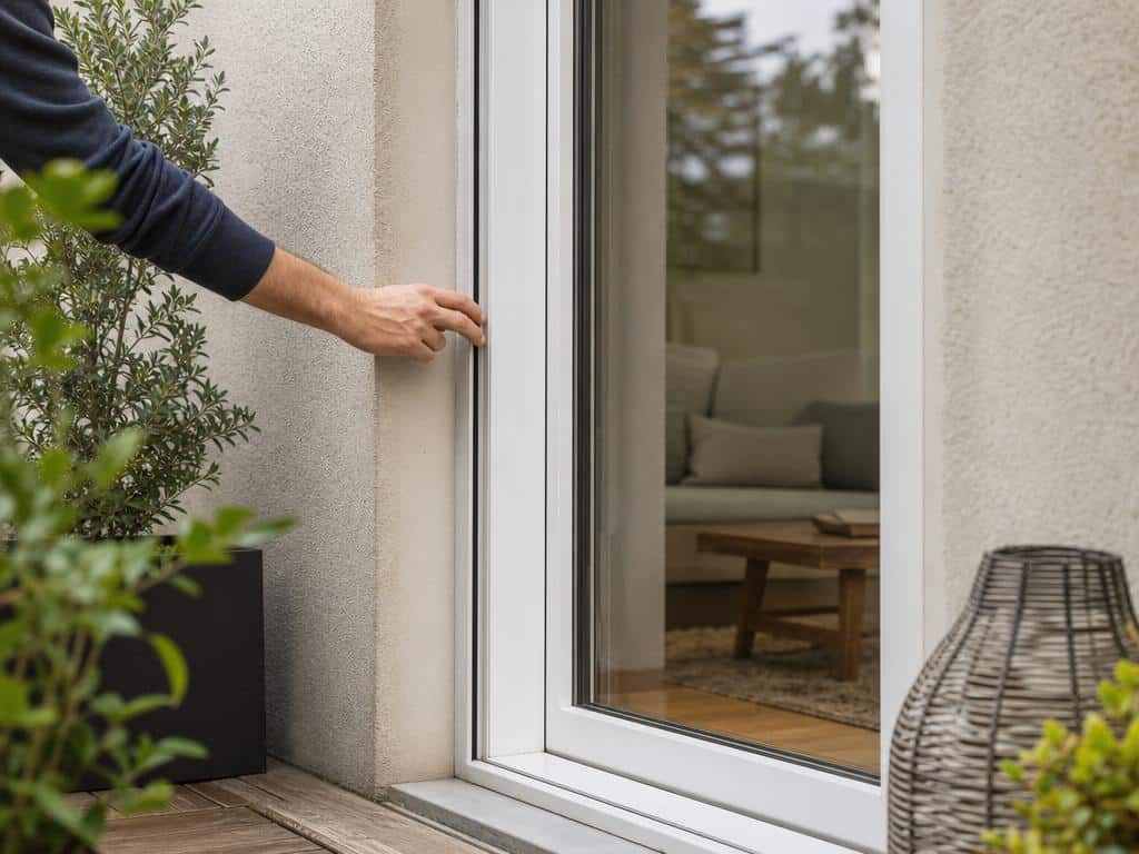 comment fermer une porte fenetre de l'exterieur sans poignee
