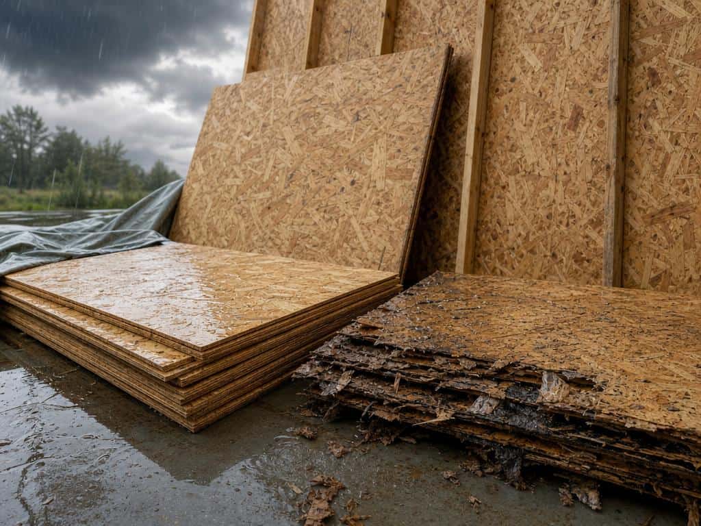 panneau osb exterieur pluie