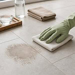 tache acide sur carrelage