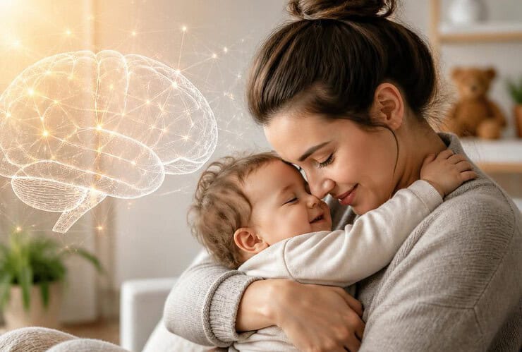 plus enfants recoivent damour plus cerveau se developpe