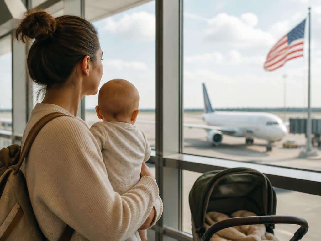 repondrevoyage aux us avec nourrisson question premieres semaines relations familiales