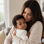 sandra bullock maman d une petite fille