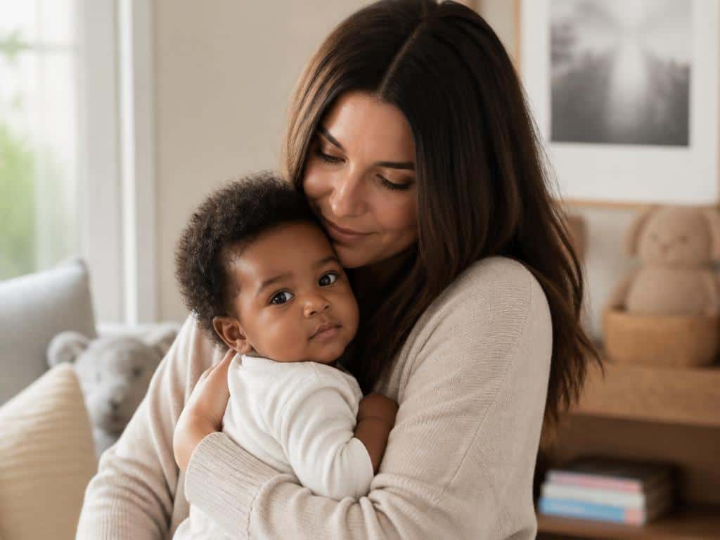 sandra bullock maman d une petite fille