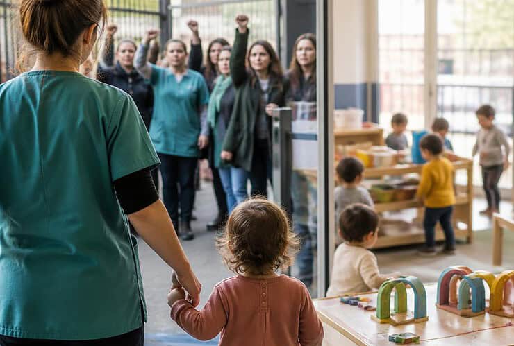Saint-Omer : reconnaissance, conditions de travail, des professionnelles de la petite enfance mobilisées devant la sous-préfecture