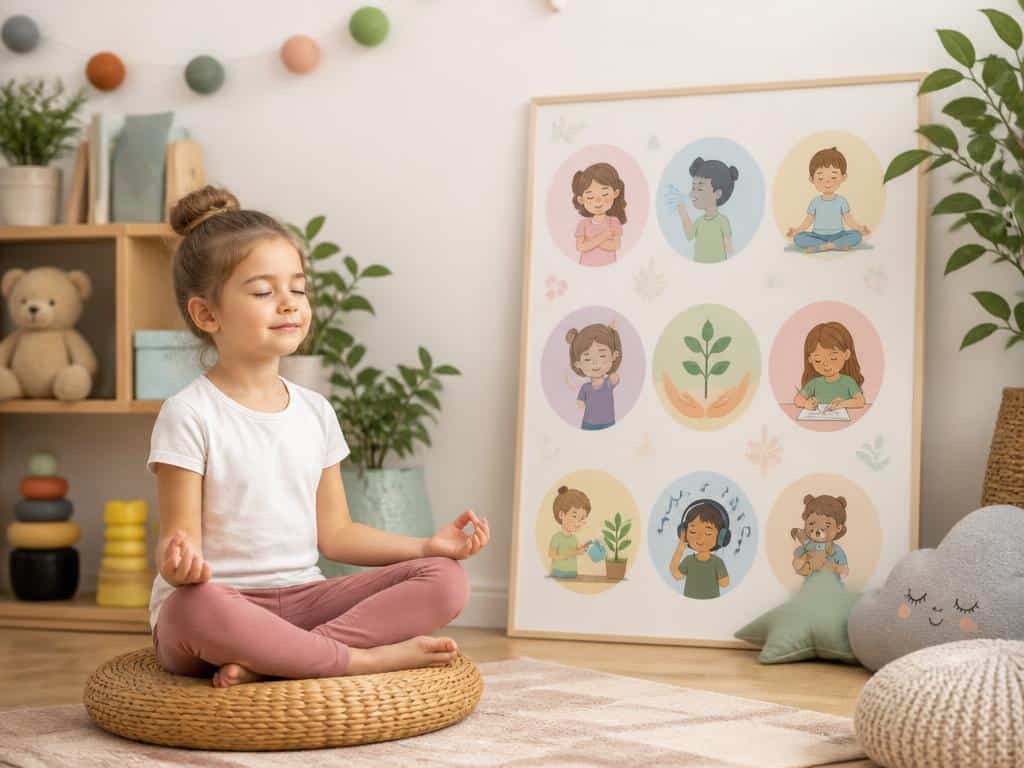 techniques anti stress pour les enfants affiche en telechargement