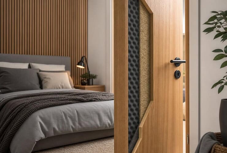 comment insonoriser une porte de chambre