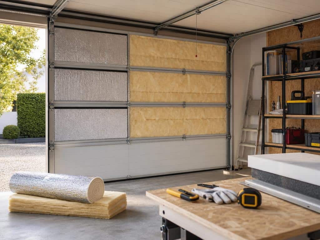 comment isoler une porte de garage