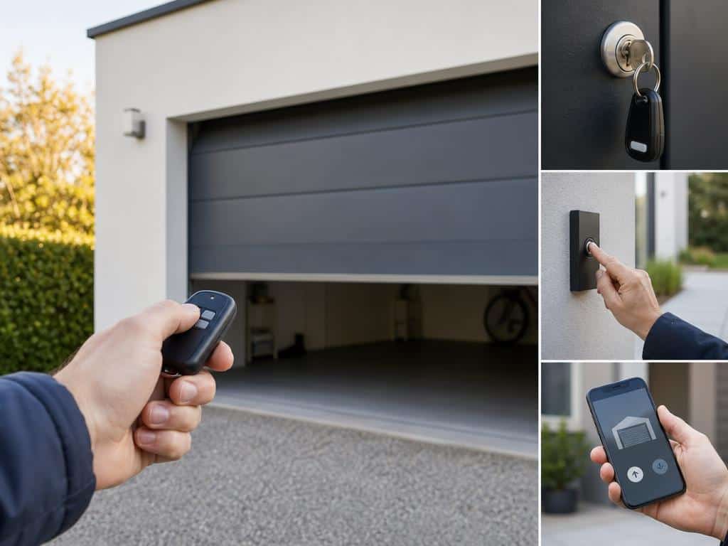 comment ouvrir une porte de garage électrique de l’extérieur