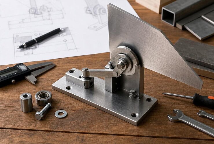 fabriquer mécanisme pour lame orientable