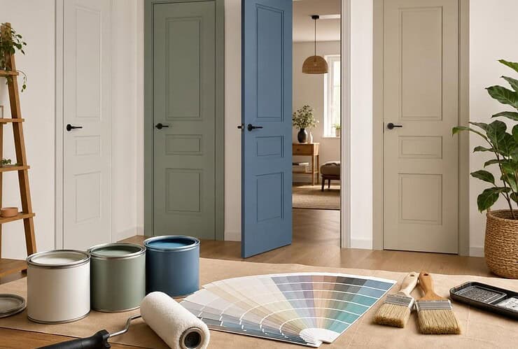 quelle peinture pour porte intérieure