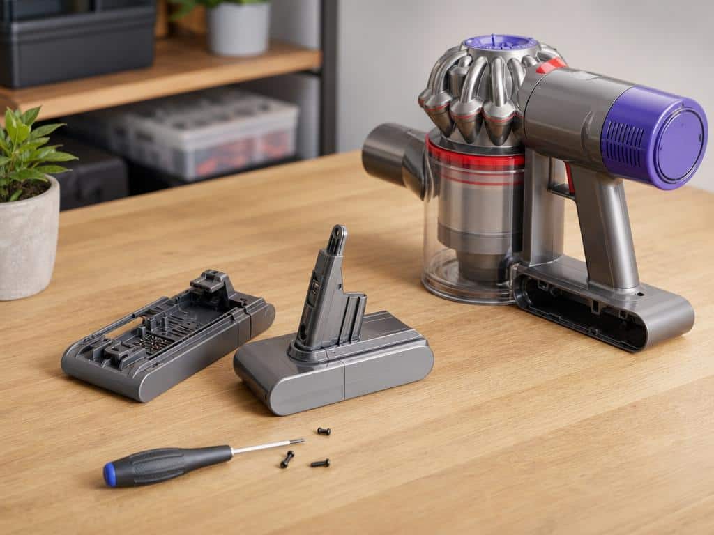 changer batterie dyson v8