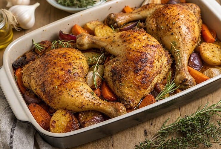 cuisse de poulet au four