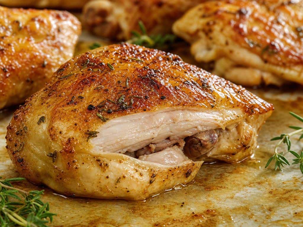 cuisse de poulet au four pomme de terre