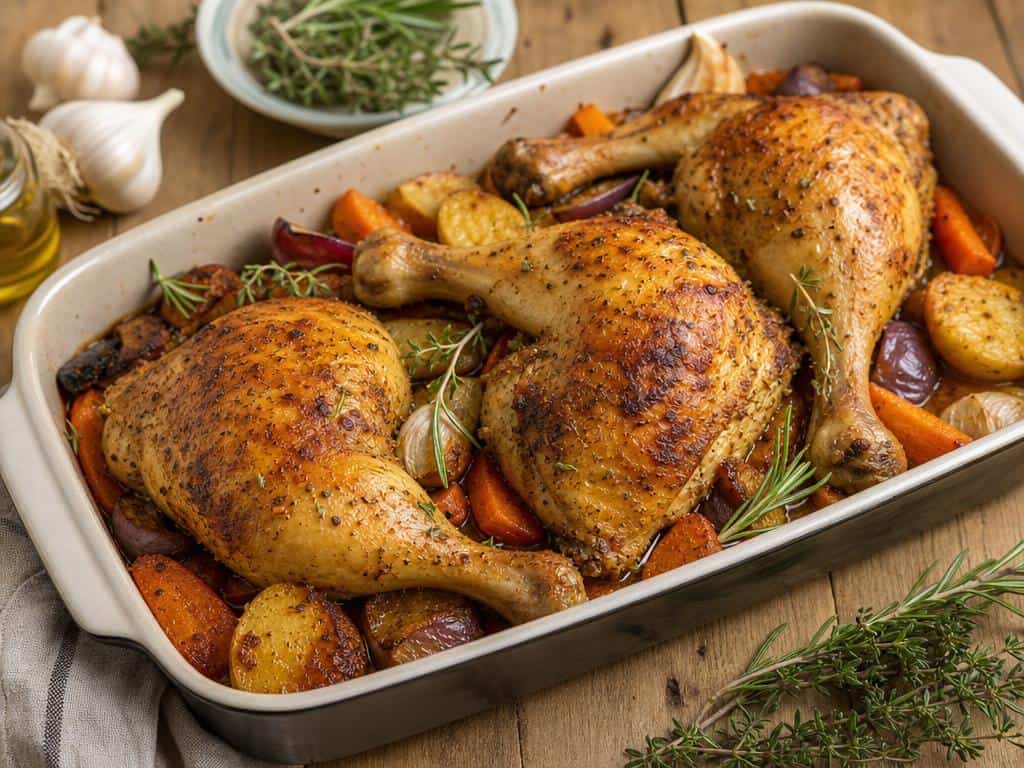 cuisse de poulet au four