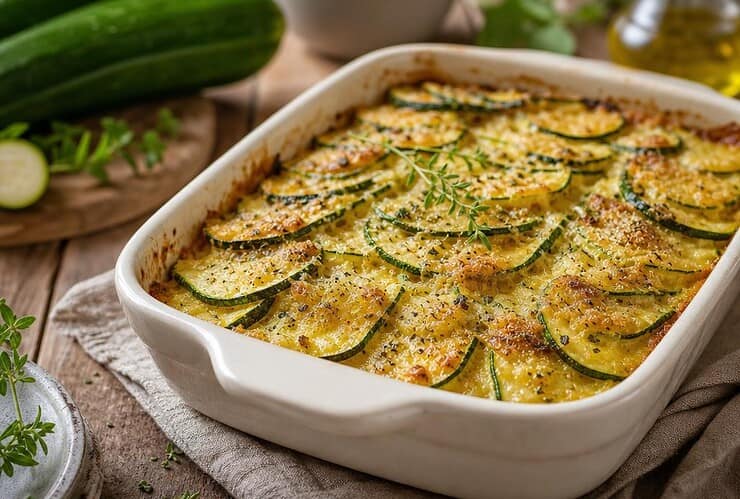 gratin de courgettes sans oeufs