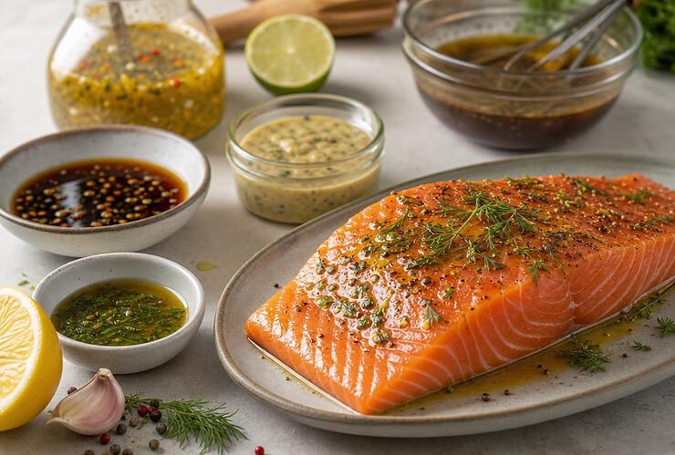 marinade pour le saumon