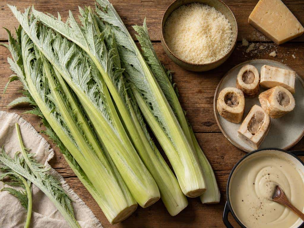Recette gratin de cardons en bocaux