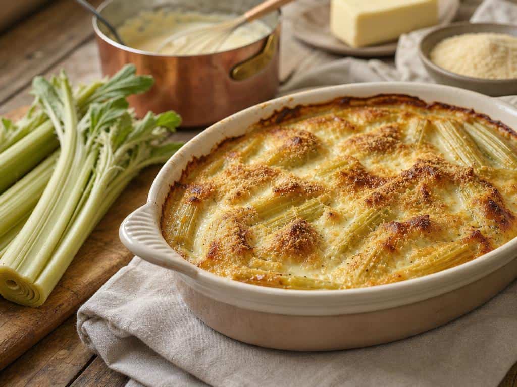 recette gratin de cardons avec un roux